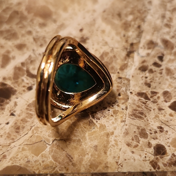 NEW gold plated Temple St. Clair for Target Ring Limited Edition  2010 Size 8 - Picture 4 of 6